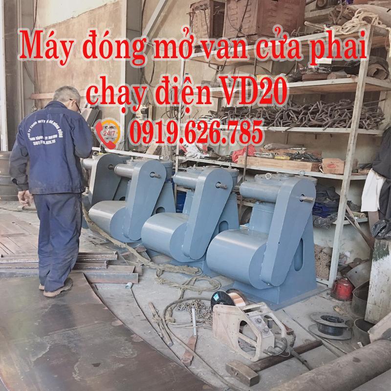 máy đóng mở cánh cống cửa van vd20